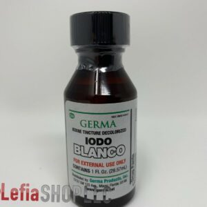 Germa White Iodo Tincture, External Use, Boils and Bites, Antiseptic  1 FL 0Z