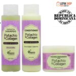 Pistachio & Collagen Shampoo + Conditioner + Mask 16oz “Set”