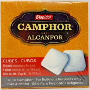 Camphor alcanfor 16 Packs = 64 Tablets Insect repellen
