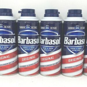 6 PK Barbasol Original Shaving Cream, 5 oz. Cans