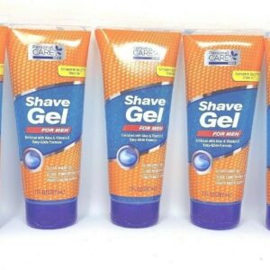 5 PK PERSONAL CARE SHAVE GEL FOR MEN 7 OZ. ENRICHED WITH ALOE & VITAMIN E