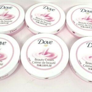 6 PK Dove Beauty Cream, 2.53 oz. Tins CREME DE BEAUTE