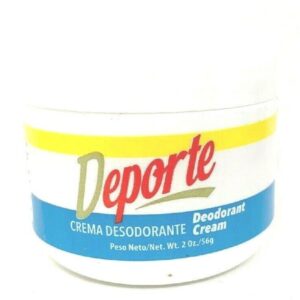 Deporte Crema Desodorante 2oz  SIN FRAGANCIA