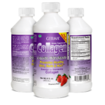 Germa Liquid Collagen Dietary Supplement. Hair & Skin Anti Aging.Strawberry.16Oz